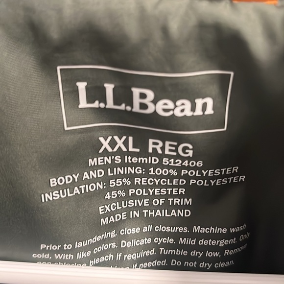 Mens XXL LL Beans zip up retro jacket - Picture 3 of 5